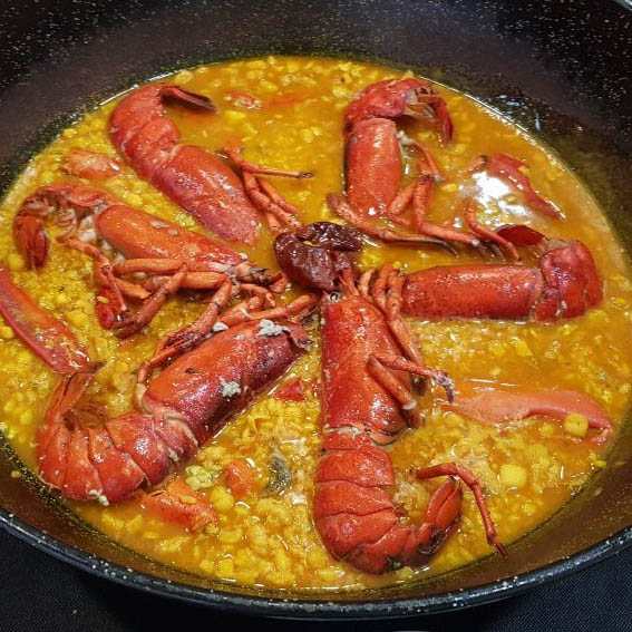 arroz con bogavante